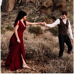 Lulus Heart of Marigold Maxi Wrap Dress